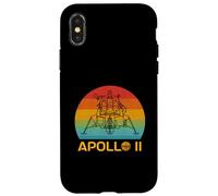 Retro Apollo 1969 Modulo Lunare Apollo 11 Sbarco sulla Luna Custodia per iPhone X/XS