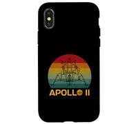 Retro Apollo 1969 Modulo Lunare Apollo 11 Sbarco sulla Luna Custodia per iPhone X/XS