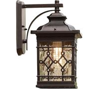 Retro applique da parete Compatible with esterni Illuminazione da parete a lanterna in alluminio con montaggio a parete a V impermeabile,Lusso