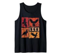 Retro Aquile Bella Stampa Animale Uomini Donne Bambini Vintage Canotta