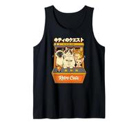 Retro Arcade Cats Kitty Quest Feline Gamer Videogioco Canotta