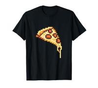 Retro Arcade Game I Love 8-Bit Pizza Amante Gamer Regalo Maglietta