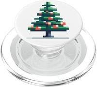 Retro Arcade Game Pixelated Carino Albero di Natale PopSockets PopGrip per MagSafe