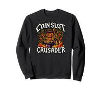 Retro Arcade Gamer Coinslot Crusader Felpa