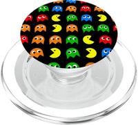 Retro Arcade Pixel Pattern Colorful Gamer Design PopSockets PopGrip per MagSafe