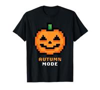 Retro Arcade Pixelated Game Pumpkin - Autumn Mode Maglietta