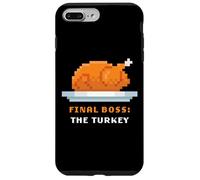 Retro Arcade Pixelated Game Thanksgiving - Final Boss Turkey Custodia per iPhone 7 Plus/8 Plus
