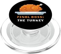 Retro Arcade Pixelated Game Thanksgiving - Final Boss Turkey PopSockets PopGrip per MagSafe