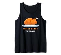 Retro Arcade Pixelated Game Turkey - Press Start to Feast Canotta