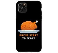 Retro Arcade Pixelated Game Turkey - Press Start to Feast Custodia per iPhone 11 Pro Max