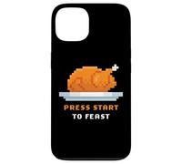 Retro Arcade Pixelated Game Turkey - Press Start to Feast Custodia per iPhone 13