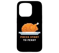 Retro Arcade Pixelated Game Turkey - Press Start to Feast Custodia per iPhone 15 Pro