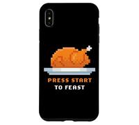 Retro Arcade Pixelated Game Turkey - Press Start to Feast Custodia per iPhone XS Max