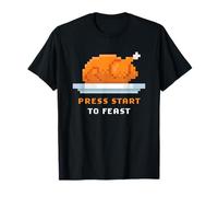 Retro Arcade Pixelated Game Turkey - Press Start to Feast Maglietta
