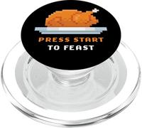 Retro Arcade Pixelated Game Turkey - Press Start to Feast PopSockets PopGrip per MagSafe