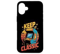 Retro Arcade Vibes - Keep It Classic 80s Gamer Style Custodia per iPhone 16 Plus