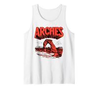 Retro Arches National Park Vintage Style Delicate Arch Canotta