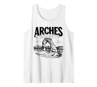 Retro Arches National Park Vintage Style Delicate Arch Canotta