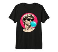 Retro Art David Statue Bubble Gum Occhiali da Sole Maglietta Premium