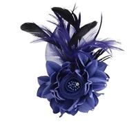 Retro arte del panno spilla di piume spille strass tessuto fiore corpetto spille gioielli accessori for feste di nozze