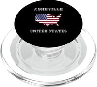 Retro Asheville Stati Uniti Distressed bandiera degli Stati Uniti PopSockets PopGrip per MagSafe