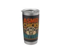 Retro ASMR pulcini fare meglio divertente formicolio trigger Bicchiere termico in acciaio inox doppia parete