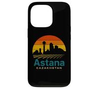 Retro Astana Kazakistan Design Capitale kazaka Custodia per iPhone 13 Pro