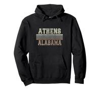 retrò Atene Alabama Felpa con Cappuccio