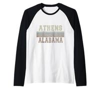 retrò Atene Alabama Maglia con Maniche Raglan