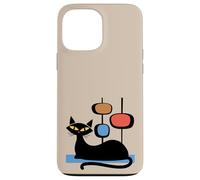 Retro Atomic Age Mid-Century Cat Vintage Space Modern Design Custodia per iPhone 13 Pro Max