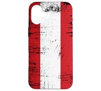 Retro Austria bandiera austriaca tifosi sportivi Custodia per iPhone 16 Plus