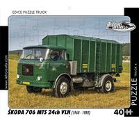 RETRO-AUTA puzzle Škoda 706 MTS (1968-1988) - 40 pezzi