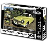 retro-auto puzzle wartburg 311 (1963) - 500 pezzi