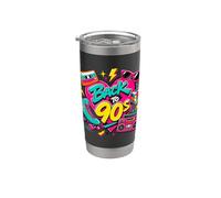Retro Back to 90s Nostalgia Roller Skate Boombox Occhiali da sole Bicchiere termico in acciaio inox doppia parete