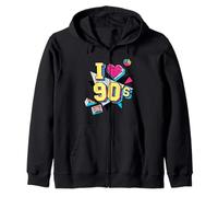 Retro Back To 90's Novelty Graphic T-Shirts & Cool Designs Felpa con Cappuccio
