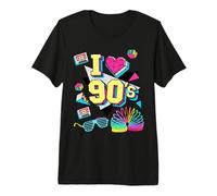 Retro Back To 90's Novelty Graphic T-Shirts & Cool Designs Maglietta Premium