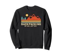 Retro Backpacking - Nessun Piano Solo Percorso per Escursioni Felpa