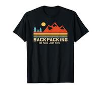 Retro Backpacking - Nessun Piano Solo Percorso per Escursioni Maglietta