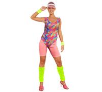 Rétro Bambola Rollerblade Roller Disco 80s 90s Costume Allenamento 5-Piece Set