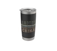 Retro Baotou Cina Bicchiere termico in acciaio inox doppia parete