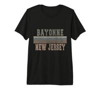 Retro Bayonne New Jersey Maglietta Premium