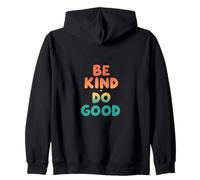 Retro Be Kind Fai Buone Vibrazioni Positive Felpa con Cappuccio