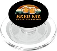 Retro Beer Me Getting Married Funny Drinking Team Beer Lover PopSockets PopGrip per MagSafe