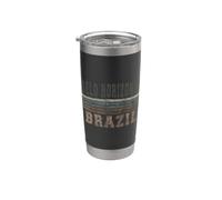 Retro Belo Horizonte Brasile Bicchiere termico in acciaio inox doppia parete