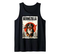 Retro Bernese Kaiju Parodia - Cool Japanese Monster Dog Lover Canotta