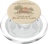 Retro Bibbia Verse Christian And All My Life You Have Been PopSockets PopGrip per MagSafe