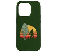 Retro Bigfoot Silhouette & Sequoia Believe! Custodia per iPhone 15 Pro