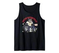 Retro Biker: Custom Motorcycles Lowbrow Wolf Rockabilly 50s Canotta