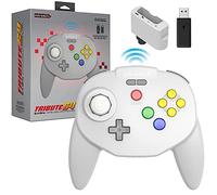 Retro-Bit Controller wireless Tribute64 2,4 GHz per N64SwitchPCMac e altri dispositivi USB - Grigio [...]