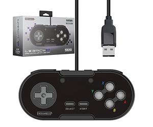 Retro-Bit Legacy 16 USB Pad Black - - Nintendo Switch